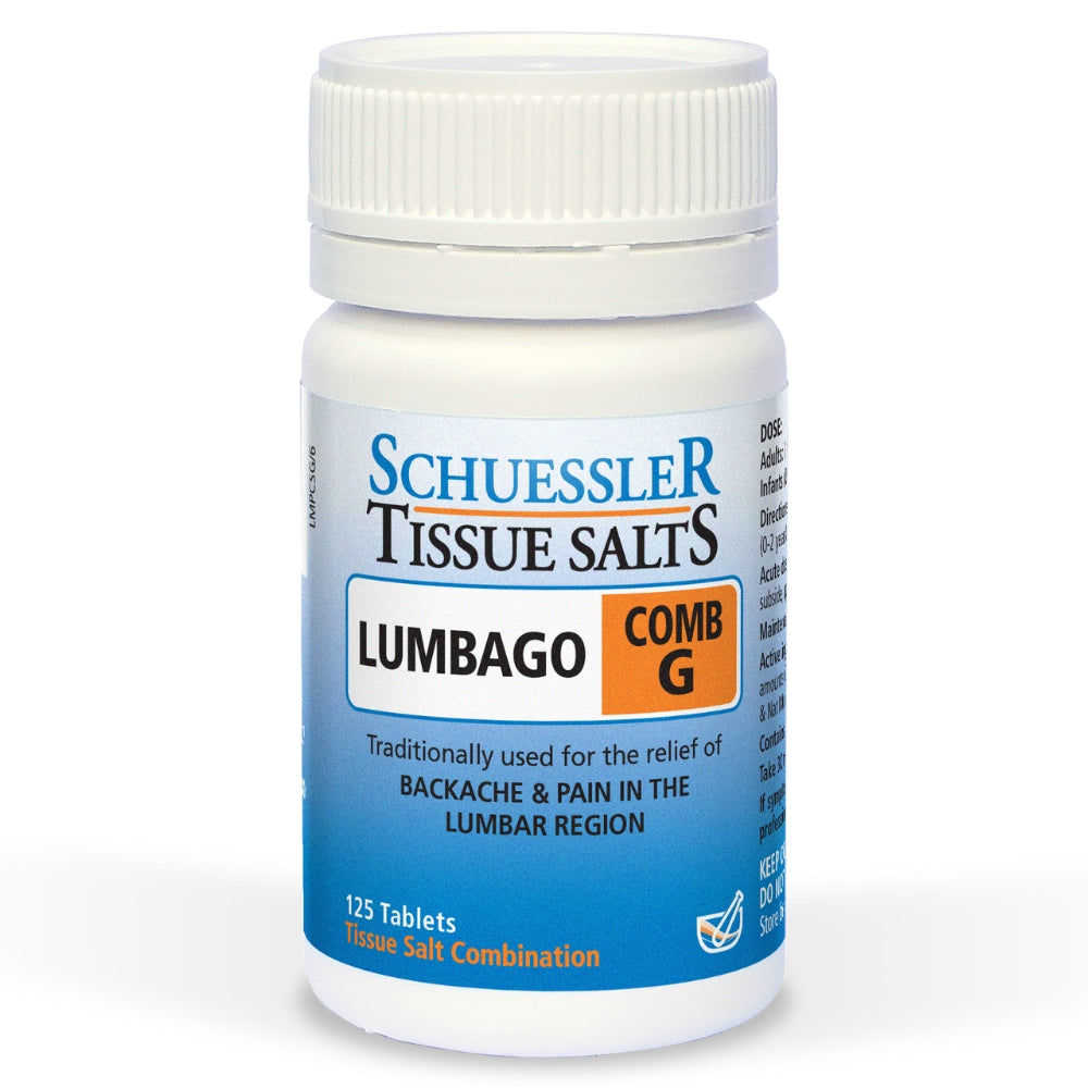 Schuessler Tissue Salts G - Lumbago Tablets image 0