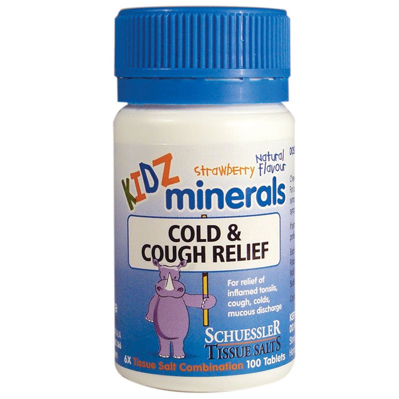 Schuessler Tissue Salts Kidz Cold & Cough Relief 100 Tablets image 0