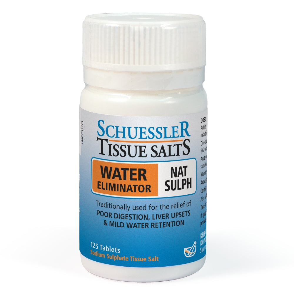Schuessler Tissue Salts Nat Sulph 125 Tablets image 0