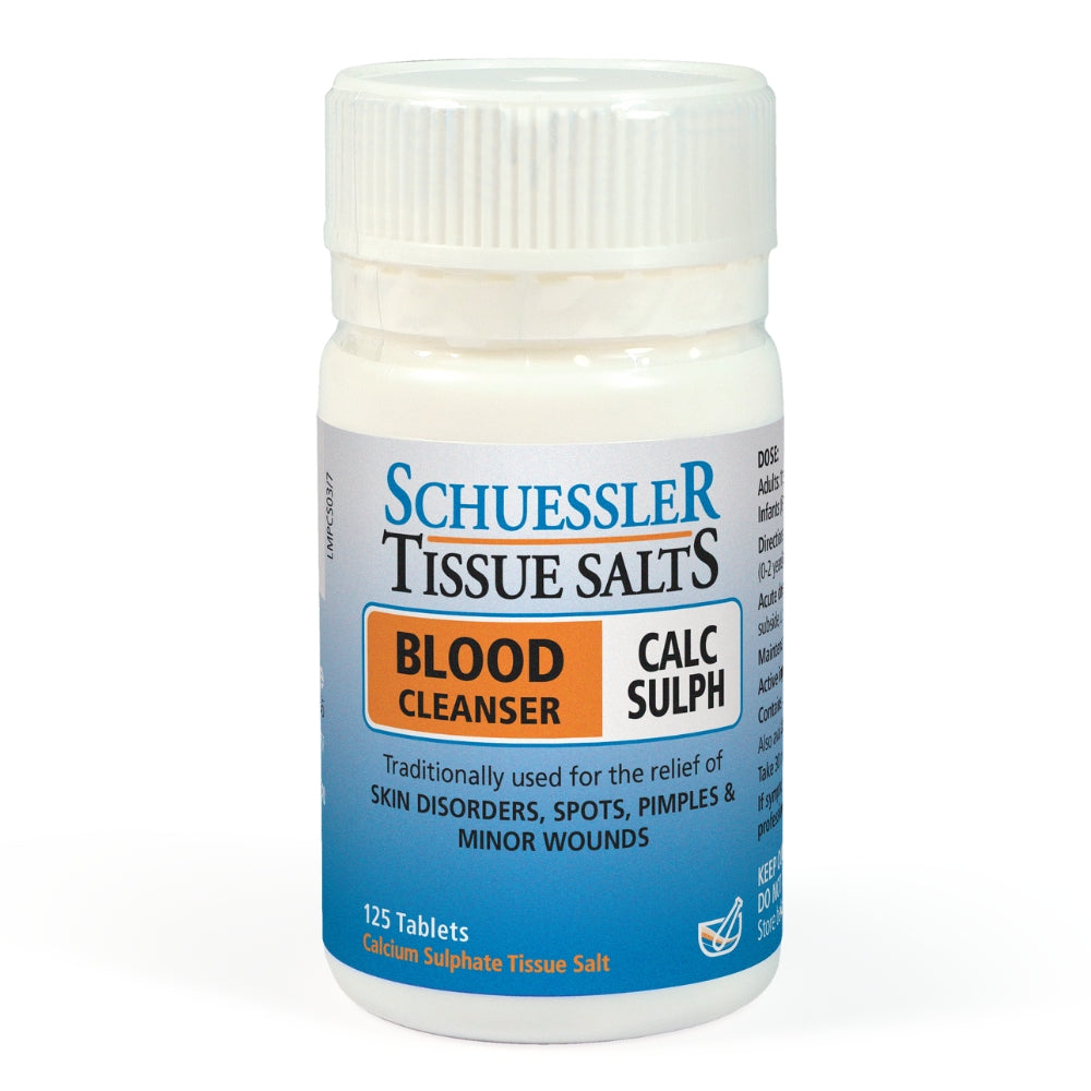 Schuessler Tissue Salts Calc Sulph 125 Tablets image 0