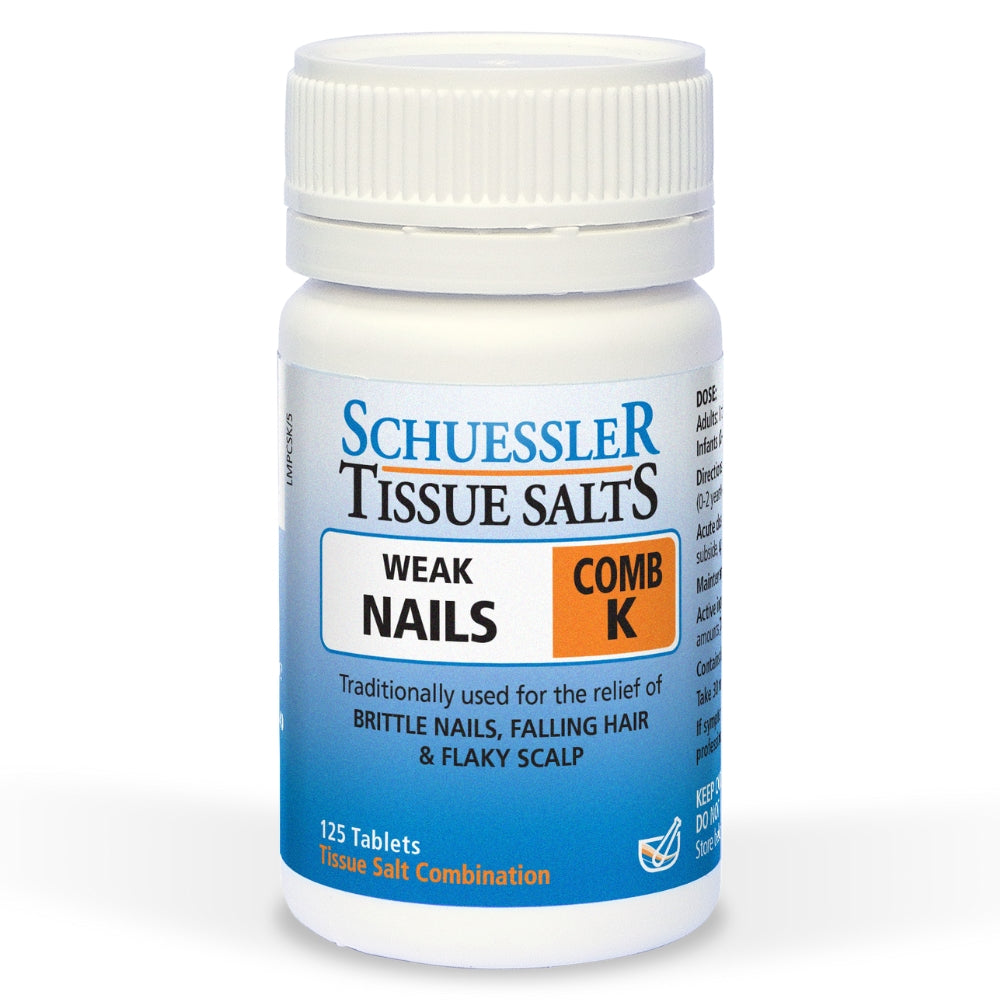 Schuessler Tissue Salts K - Weak Nails Tablets image 0