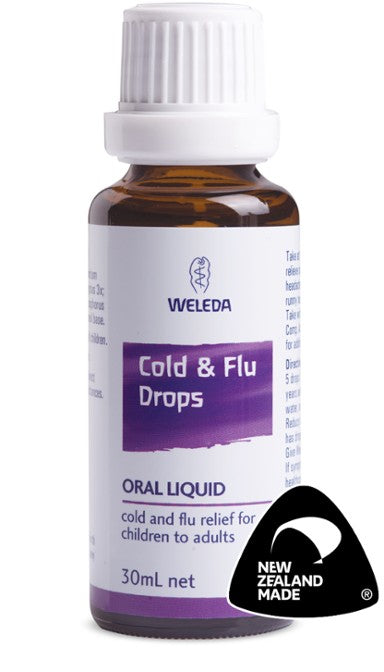 Weleda Cold & Flu Drops 30ml oral liquid