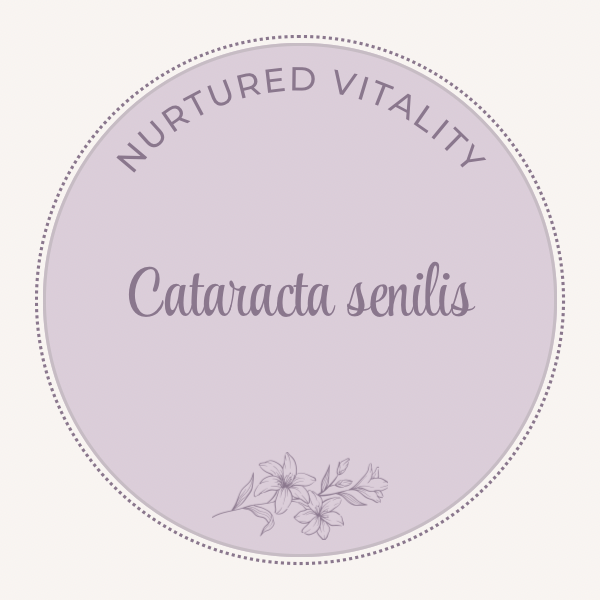 Cataracta senilis Nosode