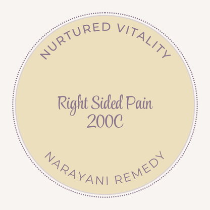 Narayani Right Sided Pain (Mix 53) 200C
