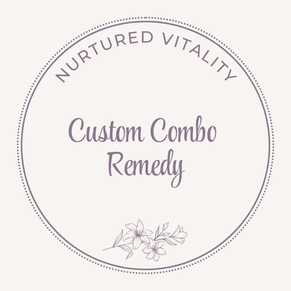 Nurtured Vitality Custom Combination Homeopathic Remedy