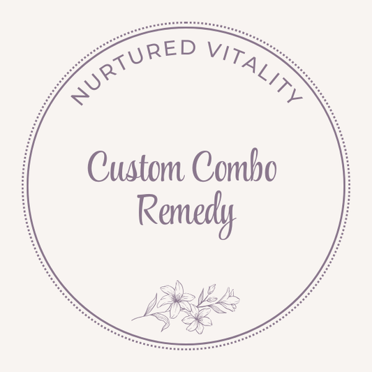 Nurtured Vitality Custom Combination Homeopathic Remedy